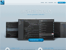 Tablet Screenshot of lighttable.com